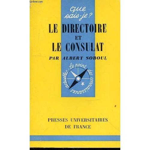 Le Directoire Et Le Consulat - Que Sais-Je ? N°1266 on Productcaster.