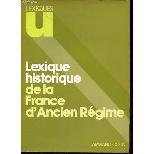 Lexique Historique De La France D Ancien Regime on Productcaster.