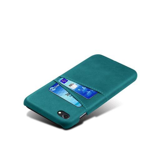 Coque Iphone 7/8 Logements Cartes Coloris Turquoise on Productcaster.