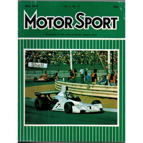 Motor Sport N°5 May 1974 on Productcaster.