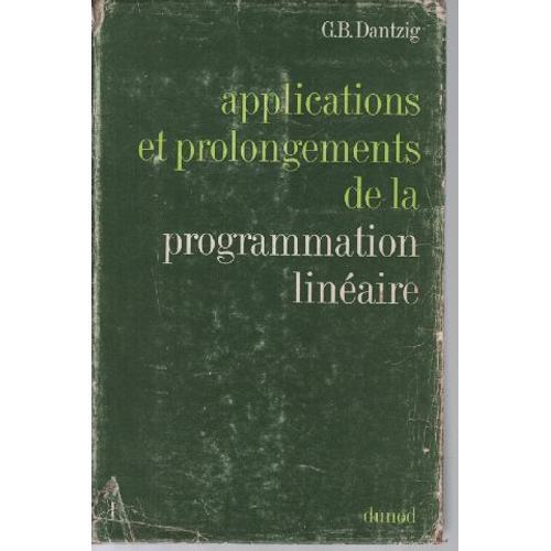 Applications Et Prolongements De La Programmation Linéaire on Productcaster.