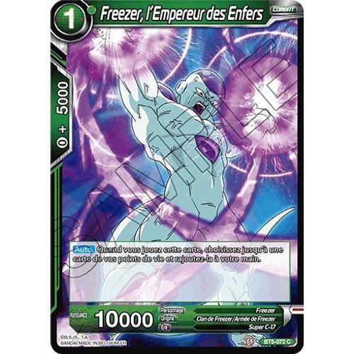 Carte Dragon Ball Super Bt5-072 Freezer, L'empereur Des Enfers Comm... on Productcaster.