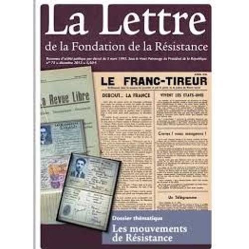 La Fondation De La Resistance - Les Mouvements De Résistance 75 on Productcaster.