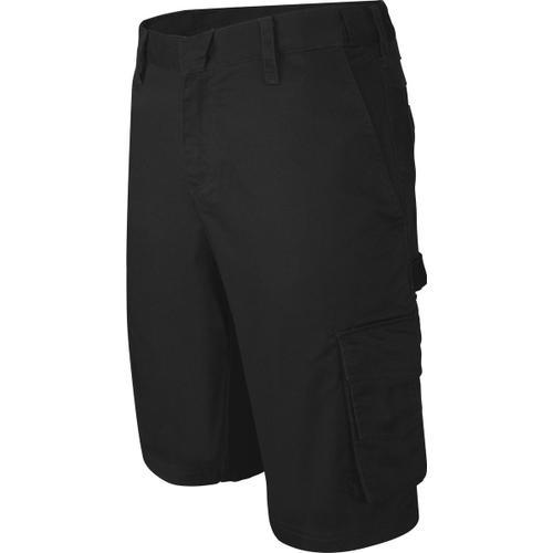 Bermuda De Travail Homme Multipoches K763 - Noir on Productcaster.