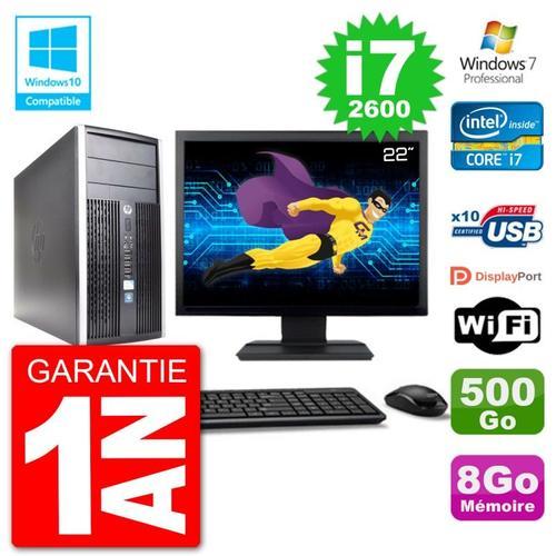 PC HP 6300 MT Ecran 22" i7-2600 RAM 8Go Disque 500Go Graveur DVD Wi... (Reconditionné) on Productcaster.