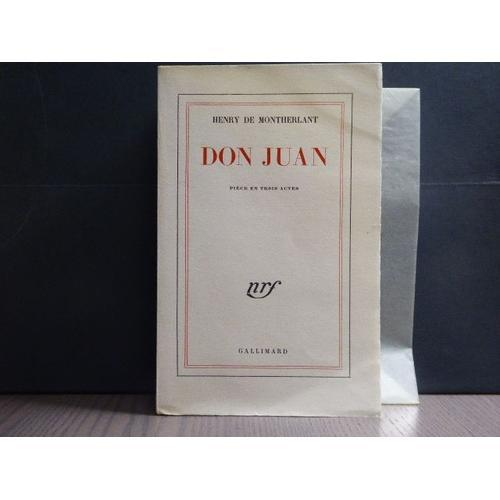 Don Juan. Pièce En Trois Actes. on Productcaster.