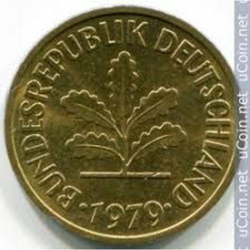 5 Pfennig Allemagne 1979 Lettre J on Productcaster.