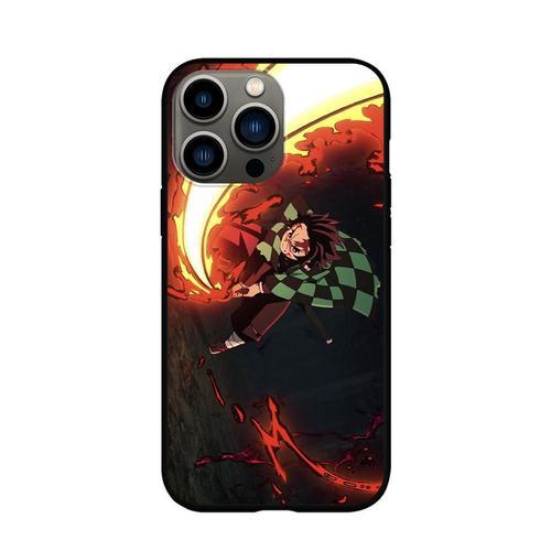 Coque De Téléphone Design Anime Demon Slayer Pour Iphone 14 13 Pro ... on Productcaster.