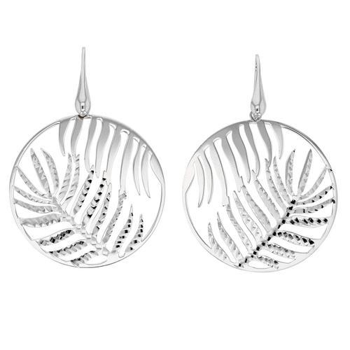 Les Trésors De Lily Q3330 - Boucles Argent 'jungle' Argenté (Rhodié... on Productcaster.