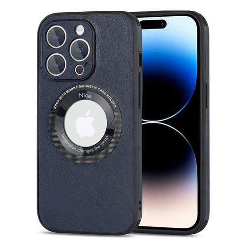 Étui De Téléphone En Cuir Véritable Pour Iphone 14 13 Pro Max, Pour... on Productcaster.