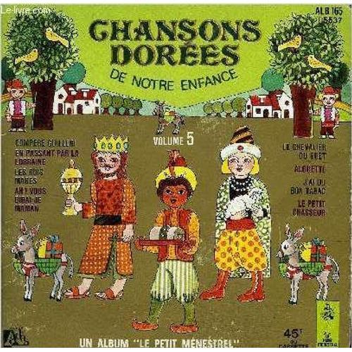 Livre Disque 45t // Chansons Dorées De Notre Enfance N°5 on Productcaster.