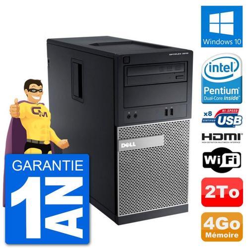 PC Dell 3010 MT G2020 RAM 4Go Disque Dur 2To HDMI Windows 10 Wifi (Reconditionné) on Productcaster.