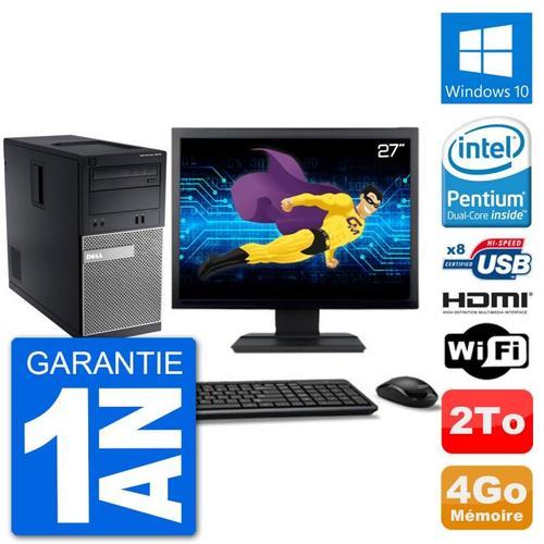 PC Dell 3010 MT Ecran 27" G2020 RAM 4Go Disque Dur 2To HDMI Windows... (Reconditionné) on Productcaster.