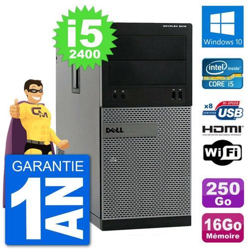 PC Dell 3010 MT i5-2400 RAM 16Go Disque Dur 250Go HDMI Windows 10 W... (Reconditionné) on Productcaster.