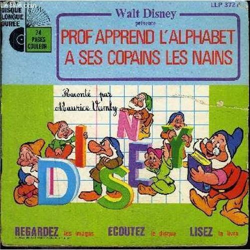 Livre-Disque 45t // Prof Apprend L Alphabet À Ses Amis Les Nains on Productcaster.