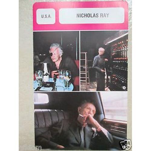 Fiche Monsieur Cinéma Nicholas Ray on Productcaster.