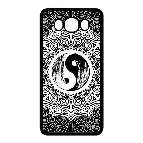 Coque Yin Et Yang Silicone Samsung J7 2016 Fantaisie Noir Et Blanc ... on Productcaster.