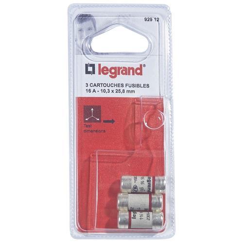 Cartouches Fusibles LEGRAND pour Porte Fusibles sans Témoin 10,3 x ... on Productcaster.