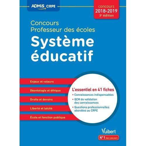 Concours Professeur Des Écoles : Système Éducatif - Epreuve Orale on Productcaster.