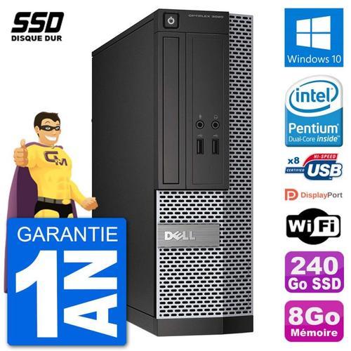 PC Dell Optiplex 3020 SFF G3220 RAM 8Go SSD 240Go Windows 10 Wifi (Reconditionné) on Productcaster.