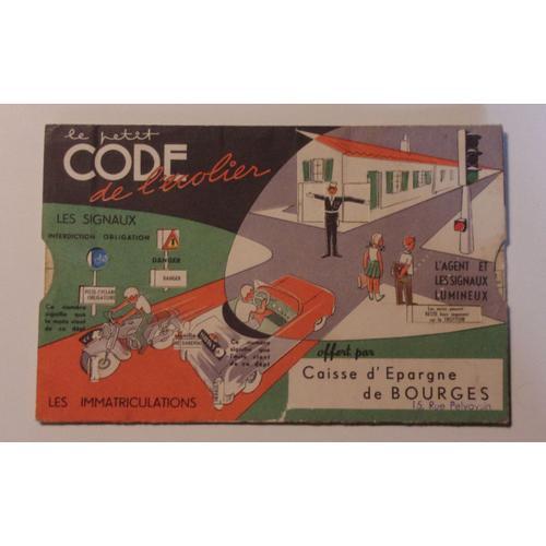 Document Carte À Tirette - " Le Petit Code De L'écolier " Offert Pa... on Productcaster.