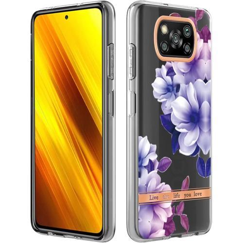 Compatible Avec Coque Motorola Moto G60/G40 Fusion Fleurs Herbe Sér... on Productcaster.