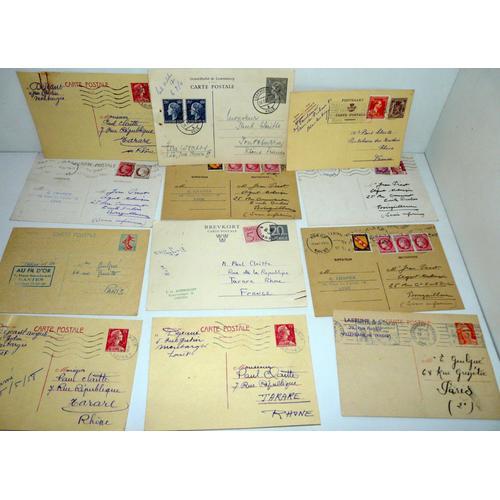 Lot De 23 Entiers Postaux Et Cartes-Lettres Remboursement, France B... on Productcaster.