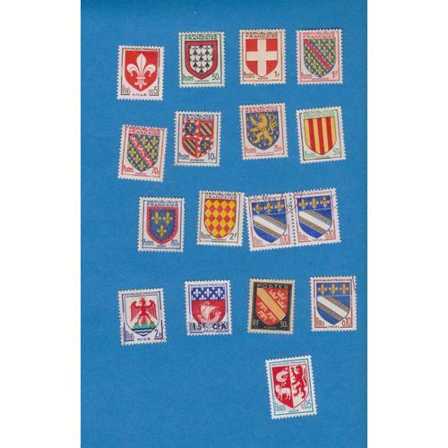 Timbres France Ville Armoiries Oblitérés Et Non French Stamp Briefm... on Productcaster.