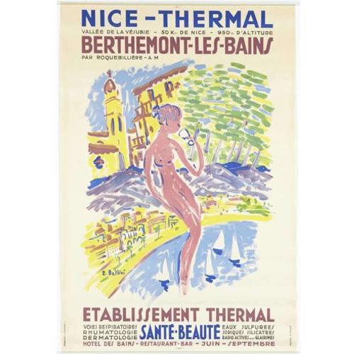 Affiche Nice Thermal Berthemont Les Bains on Productcaster.