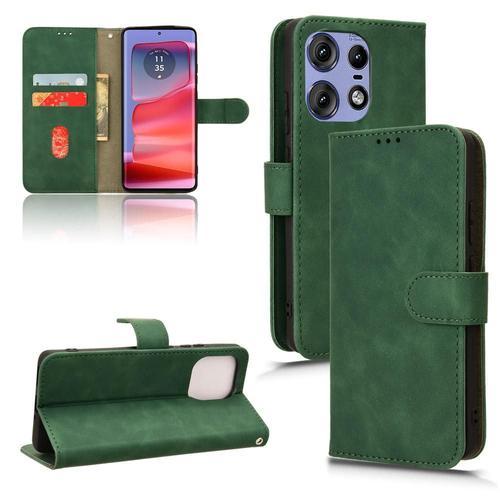 Étui Pour Motorola Moto Edge 50 Pro Coque En Cuir Folio Flip Housse... on Productcaster.