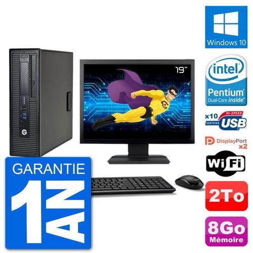 PC HP EliteDesk 800 G1 Ecran 19" Intel G3220 RAM 8Go Disque 2To Win... (Reconditionné) on Productcaster.