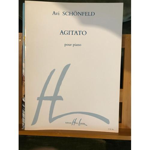 Avi Schönfeld Agitato Partition Pour Piano Éditions Lemoine on Productcaster.