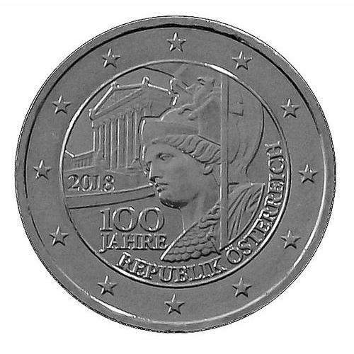 Autriche 2018 - 2 Euros Plaque Argent (Rare) - Republique on Productcaster.