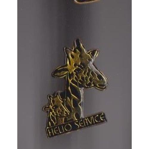 Pin's Girafe Girafon Animaux Rare Helio Service Ref 394b on Productcaster.