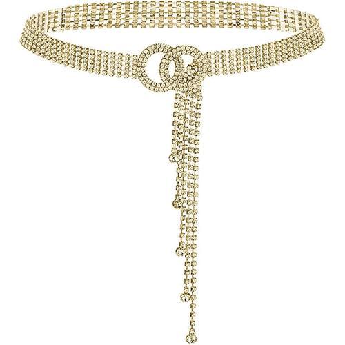 Chaîne de taille en cristal pour femme, ceinture en strass, chaîne ... on Productcaster.