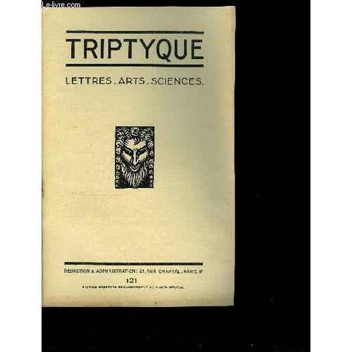 Triptyque N° 121 - Hugues Delome Par Jean Cabanel. Sur La Vie - Act... on Productcaster.