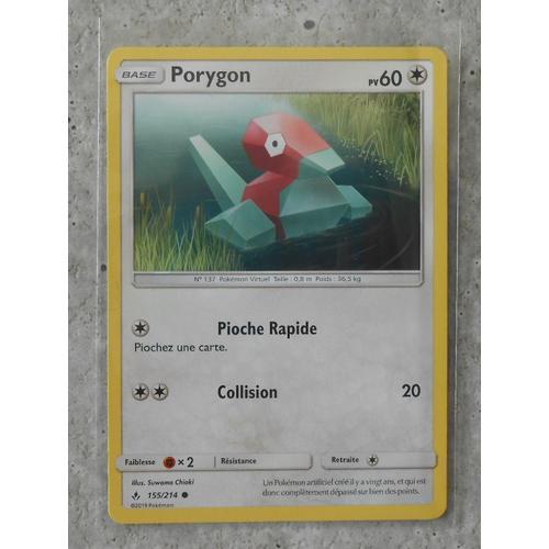 Porygon 155/214 - Sl10 - Alliance Infaillible - Vf on Productcaster.