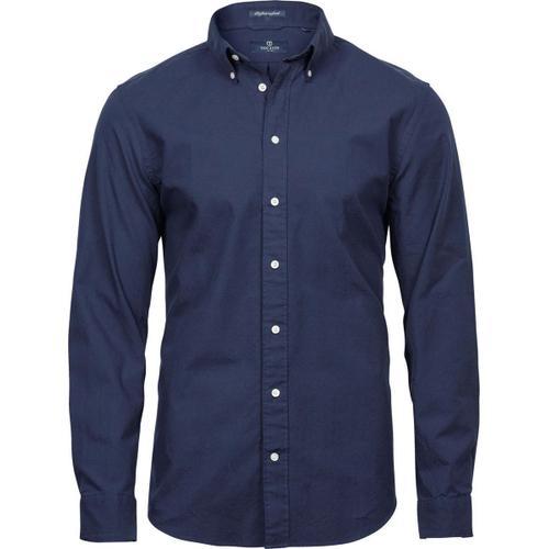 Chemise Homme Oxford - 4000 - Bleu Marine - Manches Longues on Productcaster.