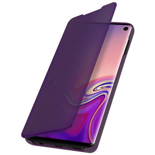 Housse Samsung Galaxy S10 Étui Miroir Clapet Translucide Stand Vidé... on Productcaster.