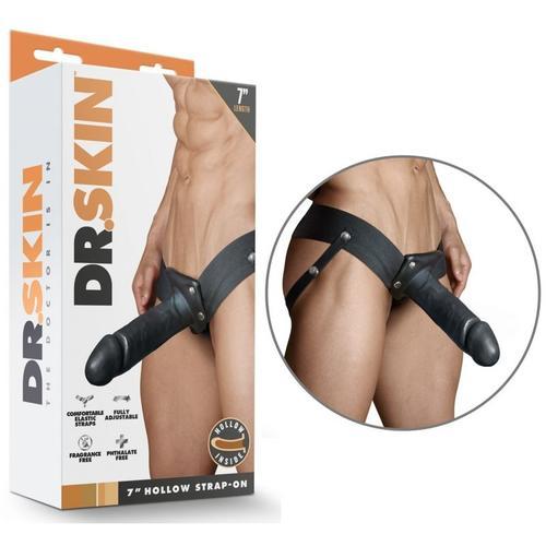 Gode Ceinture Creux Noir Dr.Skin - 17 Cm on Productcaster.