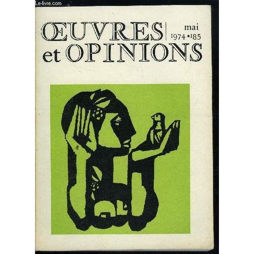 Oeuvres Et Opinions N° 185 - Le Monde Vu Par Les Écrivains Soviétiq... on Productcaster.