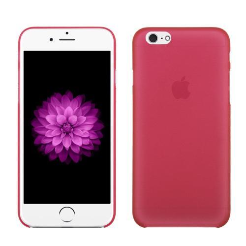 Coque Iphone 6 6s Plus (5"5) Rouge Ultra-Fine Semi Transparent Sili... on Productcaster.