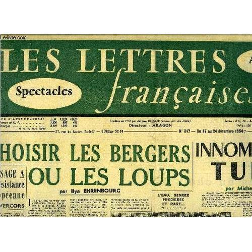 Les Lettres Françaises N° 547 - Choisir Les Bergers Ou Les Loups Pa... on Productcaster.