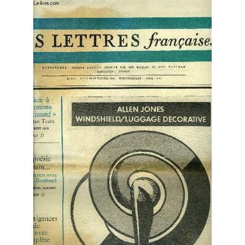 Les Lettres Françaises N° 1217 - Préface A L Homme Approximatif De ... on Productcaster.