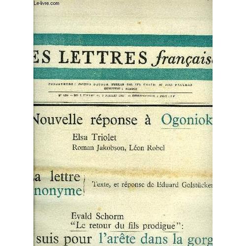 Les Lettres Françaises N° 1239 - N Accusez Personne De Ma Mort Par ... on Productcaster.