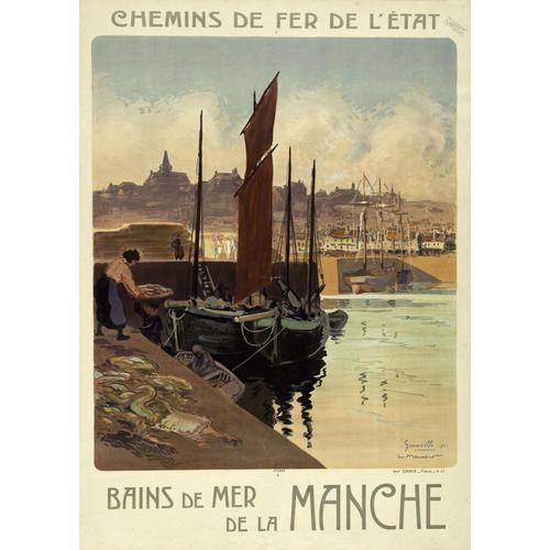 Affiche Bains De Mer De La Manche on Productcaster.