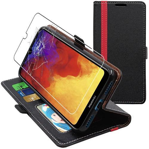 Ebeststar - Coque Huawei Y6 2019 Etui Portefeuille Porte-Cartes Sup... on Productcaster.