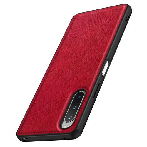 Coque Arrière Antichoc En Cuir Pu Hybride Pour Sony Xperia Housse D... on Productcaster.