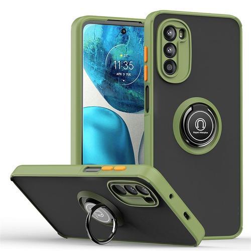 Coque Arrière Souple Antichoc Mate Avec Anneau Hybird Pour Moto G10... on Productcaster.