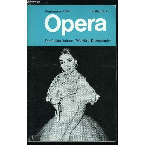 Opera N° 9 - The Callas Debate, Translating The Valkyrie By Andrew ... on Productcaster.